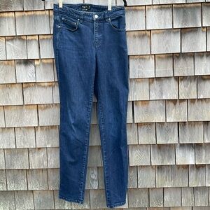 Agnes B. Deep Blue Skinny Jeans